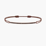 Black Diamond Bar Cord Bracelet