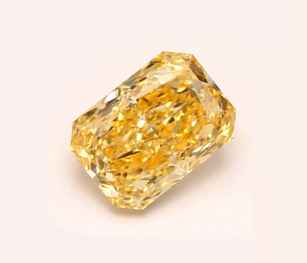 0.72 carat Radiant diamond  Yellow VS1 Excellent