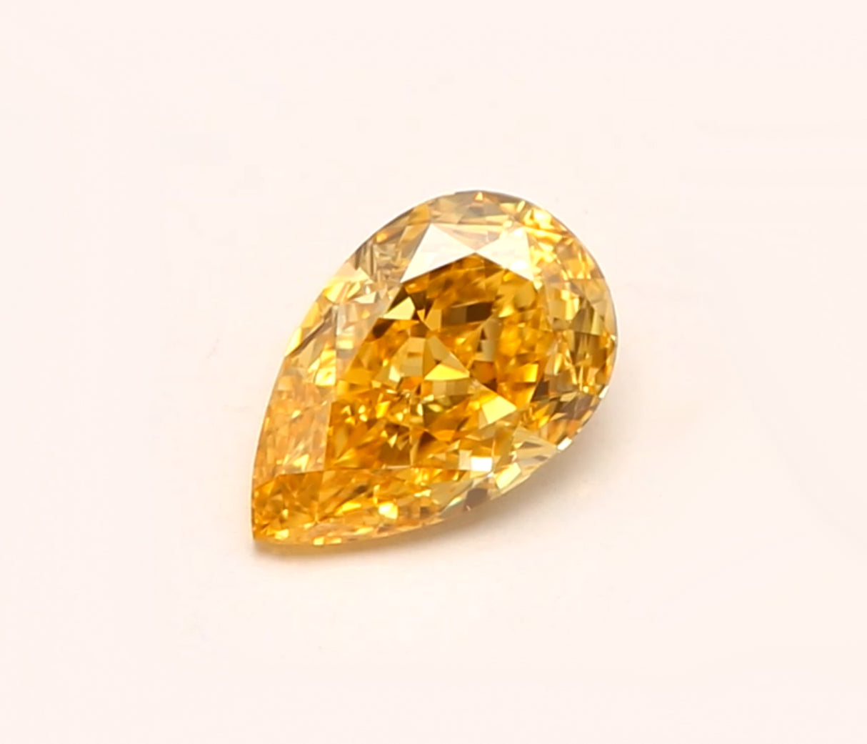 0.31 carat Pear diamond  Yellow IF Excellent