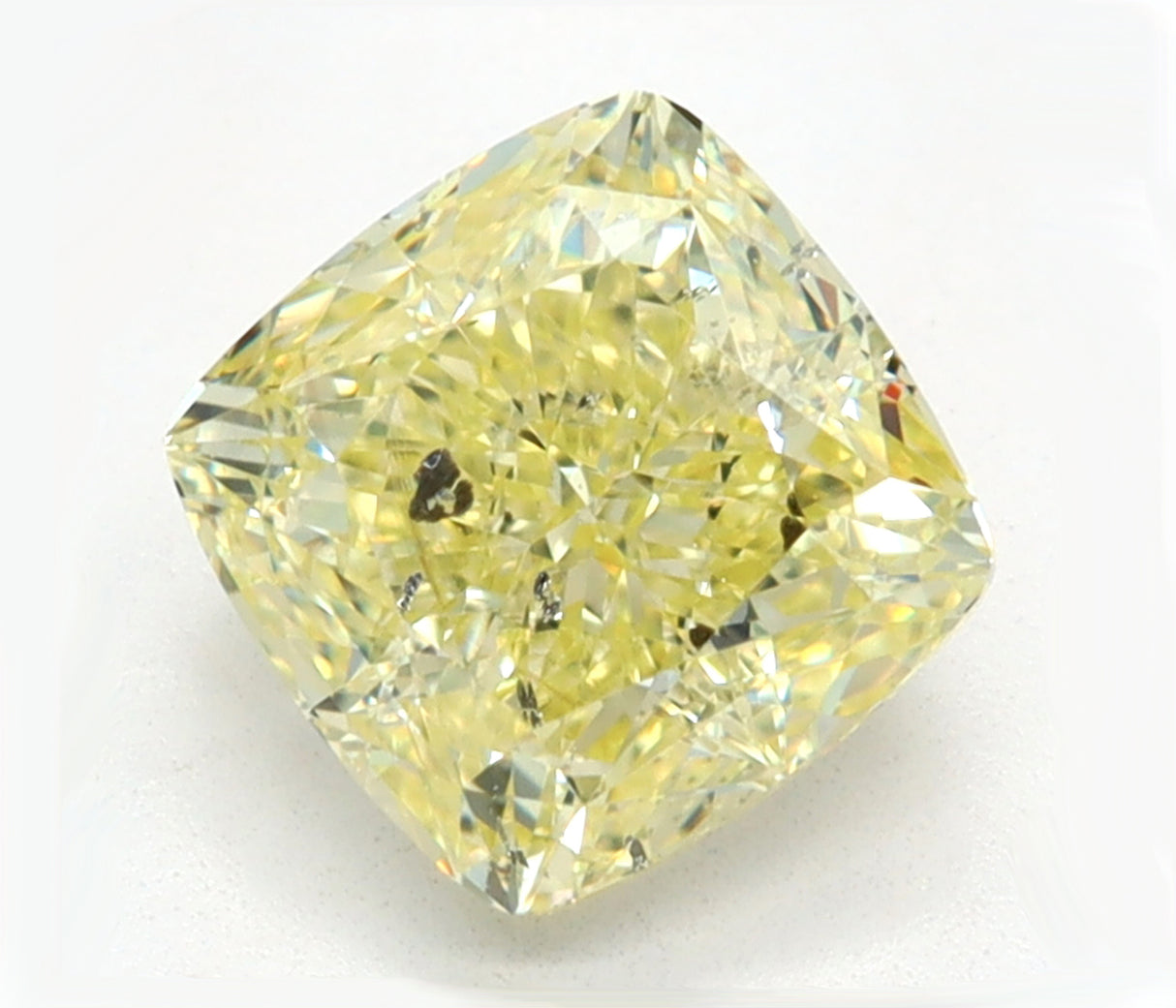 1.16 carat Cushion diamond  Yellow I1 Excellent