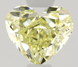 0.45 carat Heart diamond  Yellow SI2 Excellent