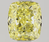 0.34 carat Cushion diamond  Yellow VVS1 Excellent