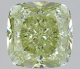 3.00 carat Cushion diamond  Yellow VS2 Excellent