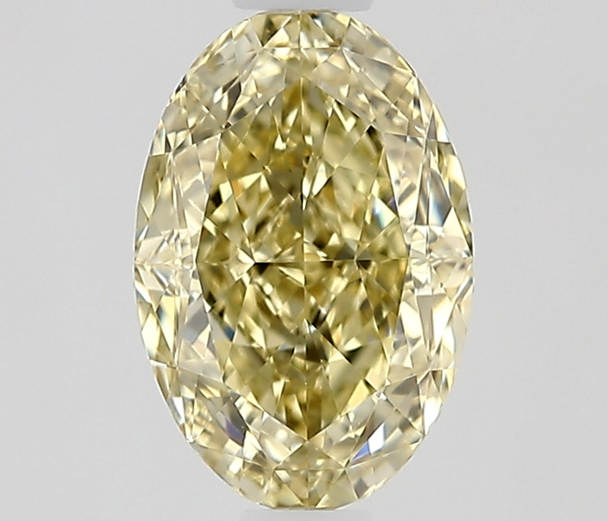 0.79 carat Oval diamond  Yellow VS2 Excellent