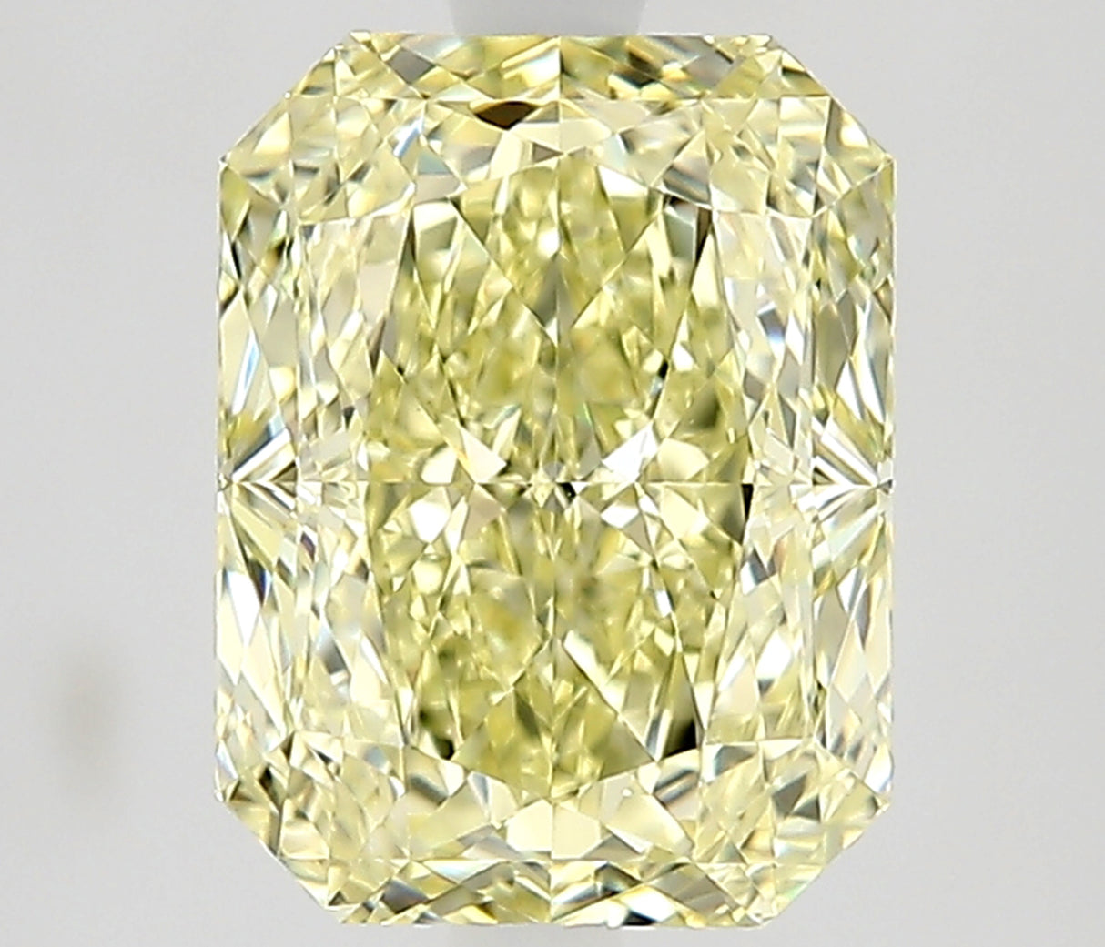 2.02 carat Radiant diamond  Yellow VVS2 Excellent