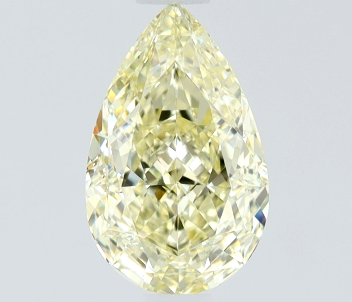 0.81 carat Pear diamond  Yellow IF Excellent