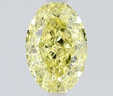 0.77 carat Oval diamond  Yellow SI1 Excellent