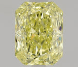 0.66 carat Radiant diamond  Yellow IF Excellent