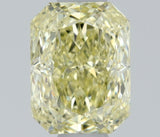0.53 carat Radiant diamond  Yellow IF Excellent