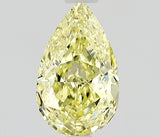 0.50 carat Pear diamond  Yellow VVS2 Excellent