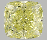 0.91 carat Cushion diamond  Yellow VVS1 Excellent