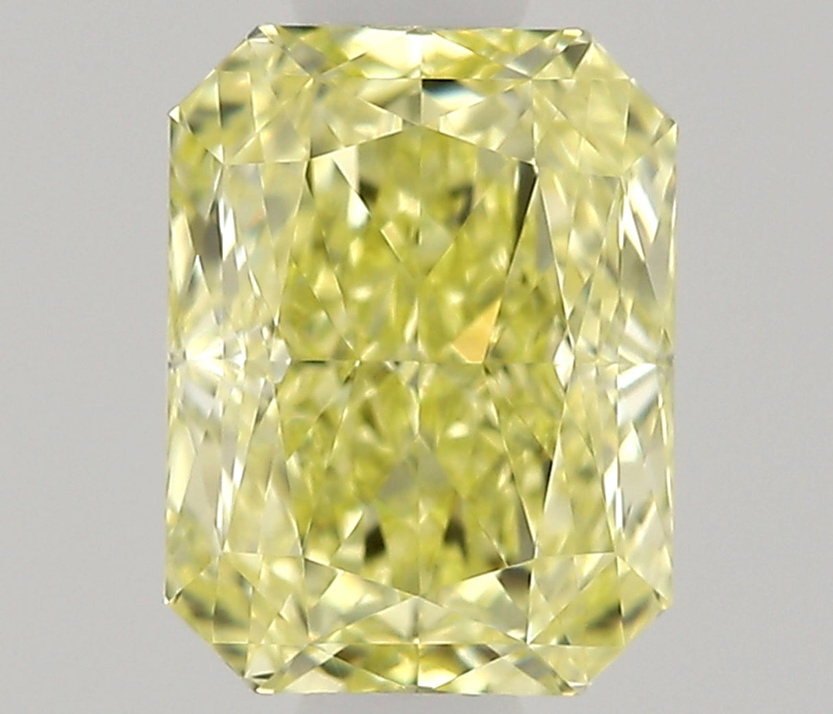 0.56 carat Radiant diamond  Yellow VVS1 Excellent