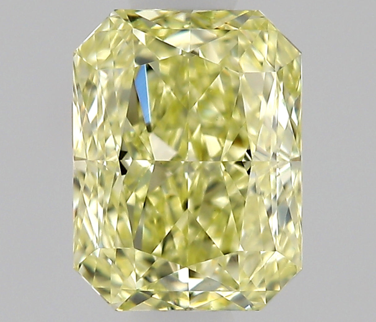 0.50 carat Radiant diamond  Yellow VVS2 Excellent