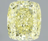 0.51 carat Cushion diamond  Yellow VS1 Excellent