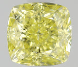 0.51 carat Cushion diamond  Yellow VS1 Excellent