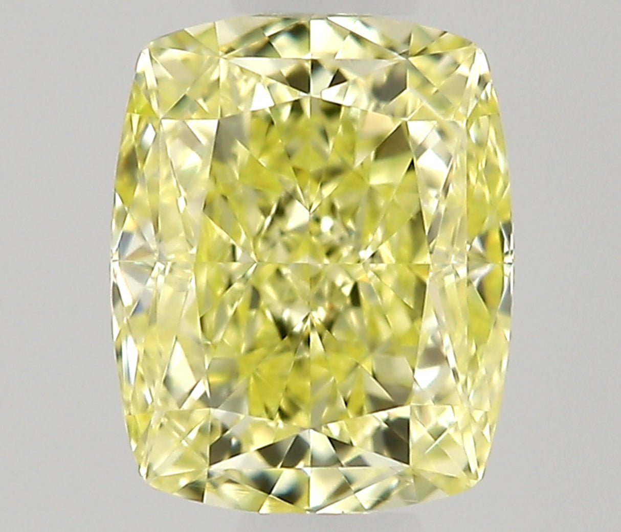 0.51 carat Cushion diamond  Yellow VS1 Excellent