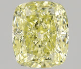 0.50 carat Cushion diamond  Yellow VVS2 Excellent