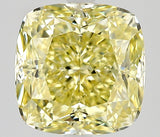 2.37 carat Cushion diamond  Yellow VS2 Excellent