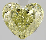 1.56 carat Heart diamond  Yellow VVS1 Excellent