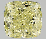 1.61 carat Cushion diamond  Yellow VS1 Excellent