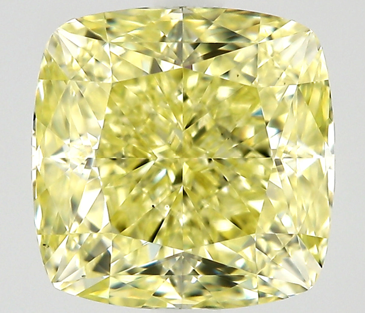 1.33 carat Cushion diamond  Yellow VS1 Excellent