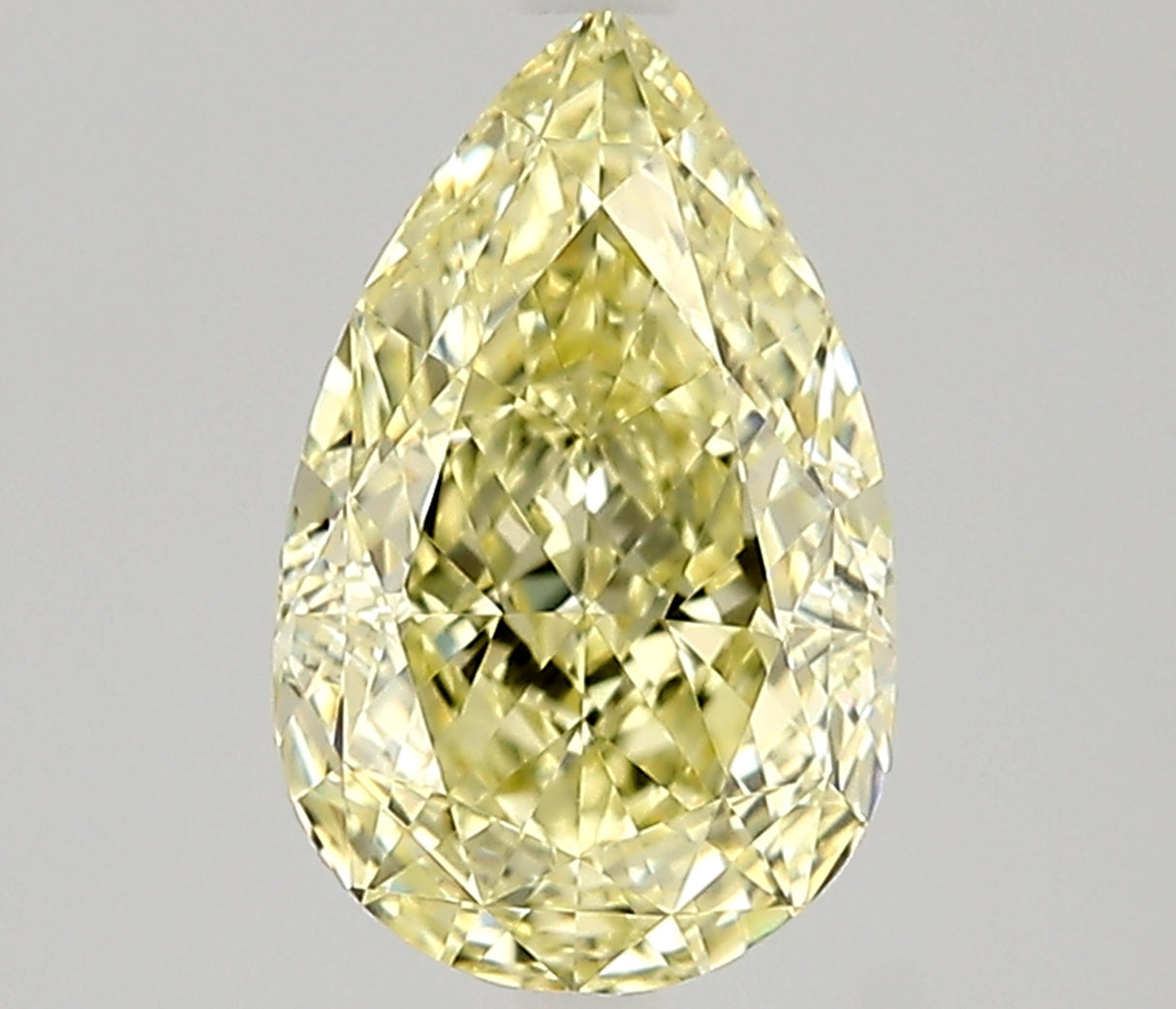 1.00 carat Pear diamond  Yellow IF Excellent