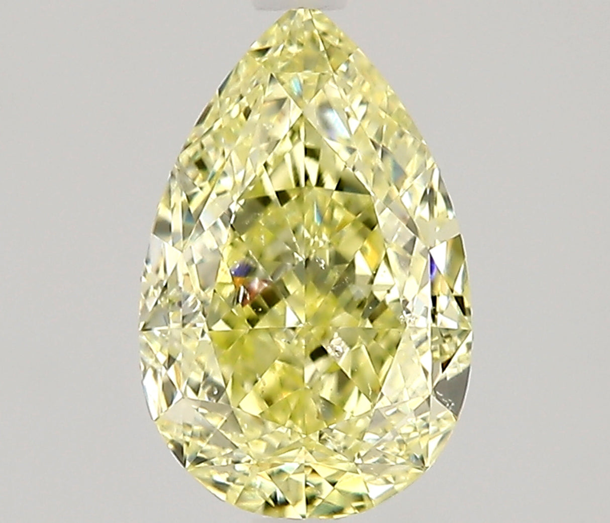 1.00 carat Pear diamond  Yellow SI2 Excellent