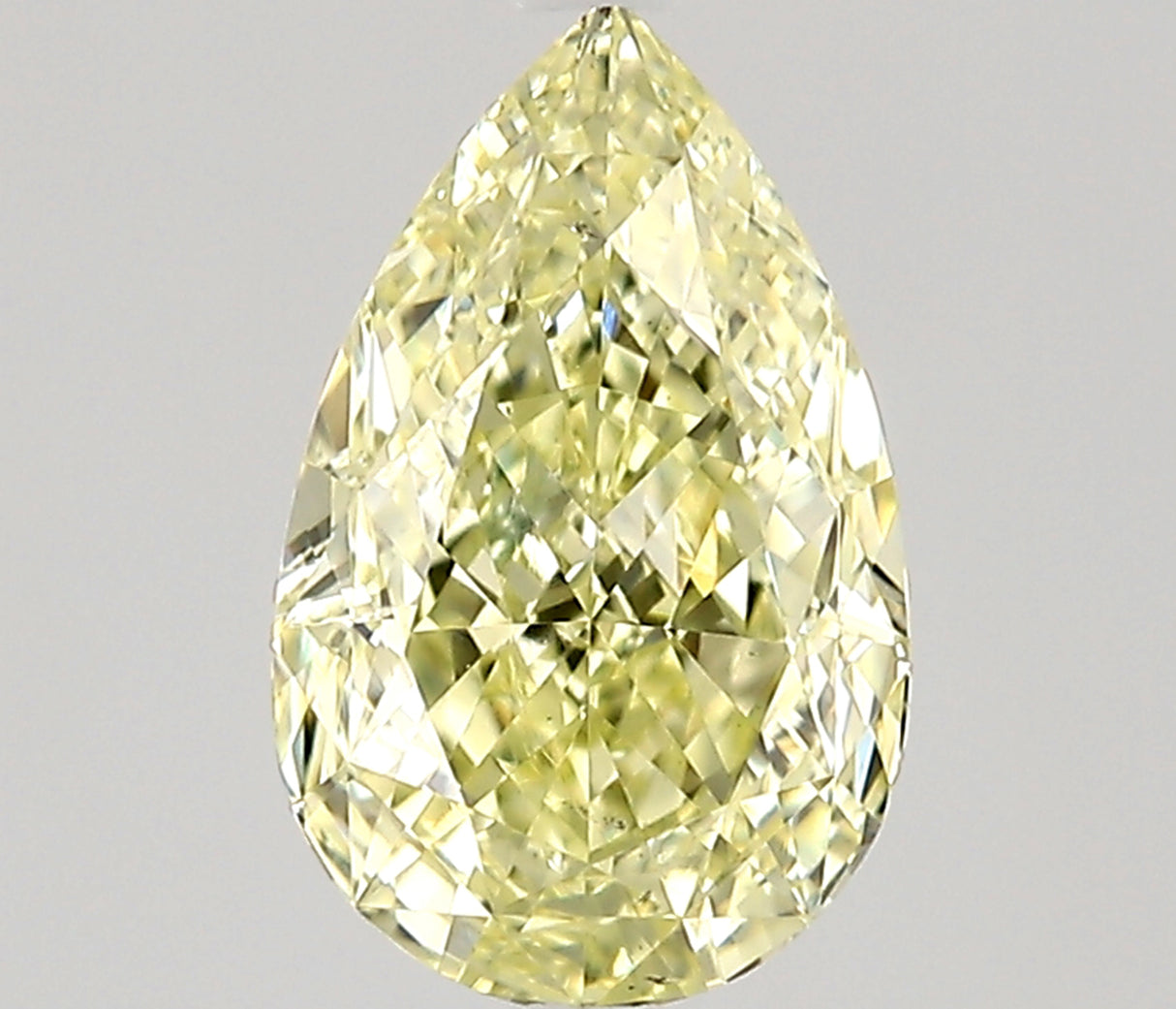 0.70 carat Pear diamond  Yellow VS2 Excellent