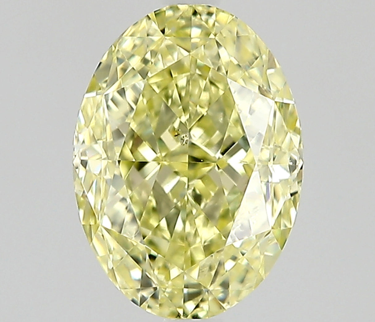 1.00 carat Oval diamond  Yellow SI1 Excellent