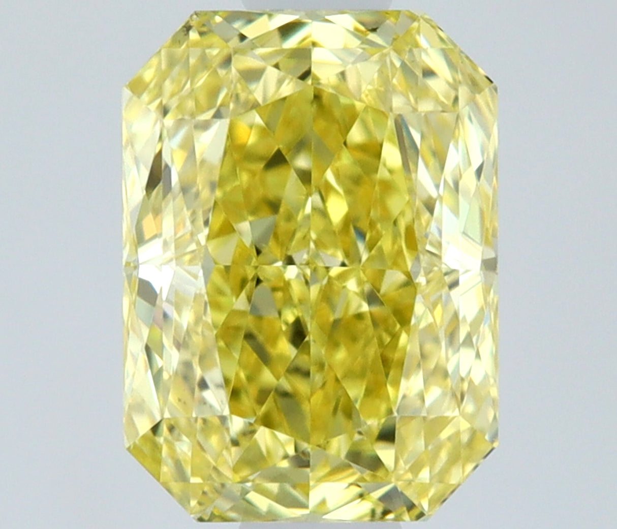 0.91 carat Radiant diamond  Yellow VS2 Excellent