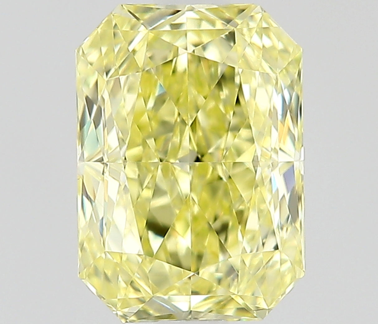 0.57 carat Radiant diamond  Yellow VS1 Excellent