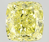 0.93 carat Cushion diamond  Yellow VS1 Excellent