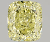 0.82 carat Cushion diamond  Yellow VS1 Excellent