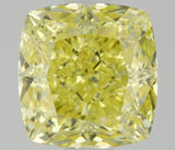 0.91 carat Cushion diamond  Yellow VS1 Excellent