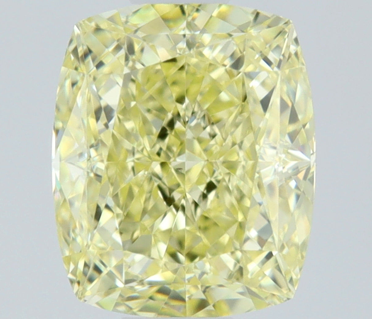 0.70 carat Cushion diamond  Yellow VS1 Excellent