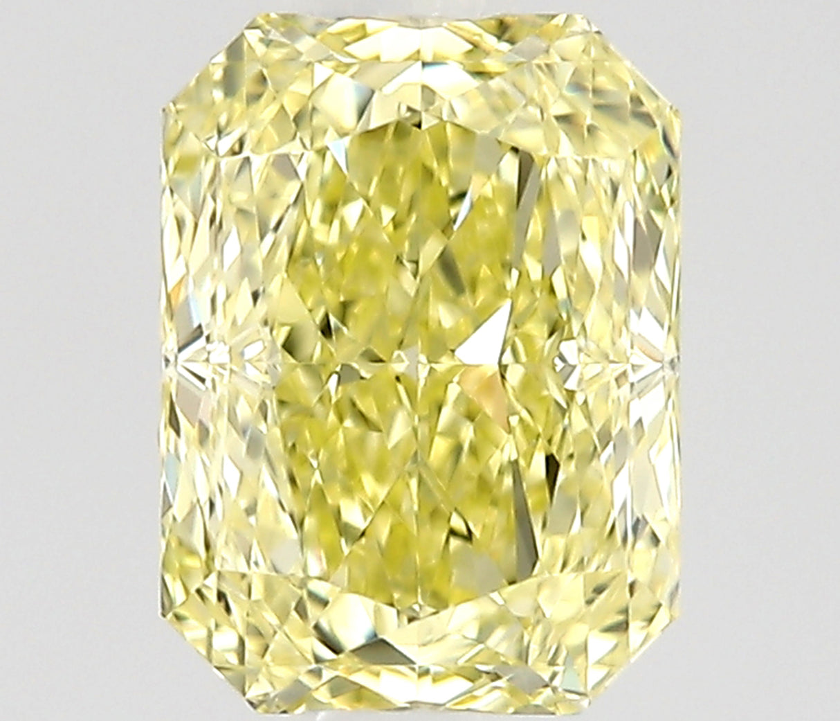 0.61 carat Radiant diamond  Yellow IF Excellent