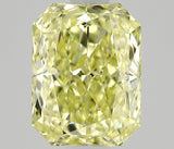 0.55 carat Radiant diamond  Yellow VS1 Excellent