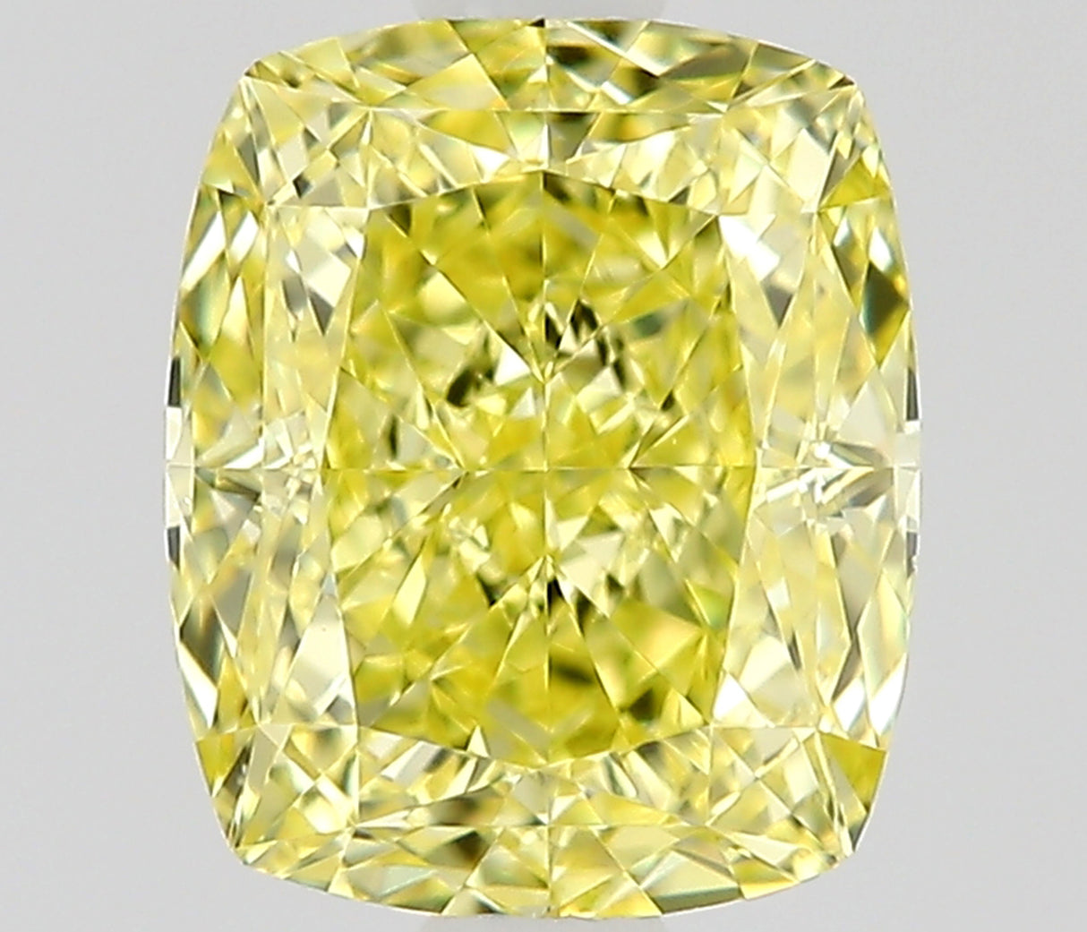 0.70 carat Cushion diamond  Yellow VS1 Excellent