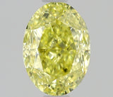 0.50 carat Oval diamond  Yellow VS2 Excellent
