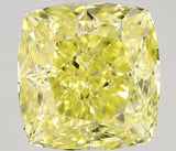 0.50 carat Cushion diamond  Yellow VVS2 Excellent