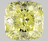 0.50 carat Cushion diamond  Yellow VVS1 Excellent