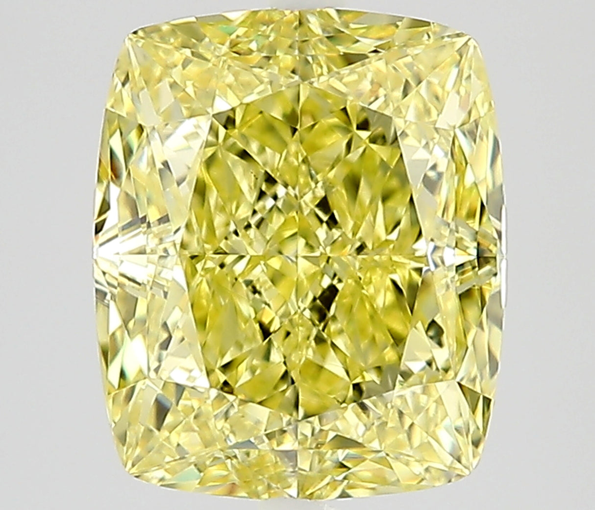2.36 carat Cushion diamond  Yellow VS1 Excellent