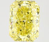 1.10 carat Radiant diamond  Yellow VVS2 Excellent