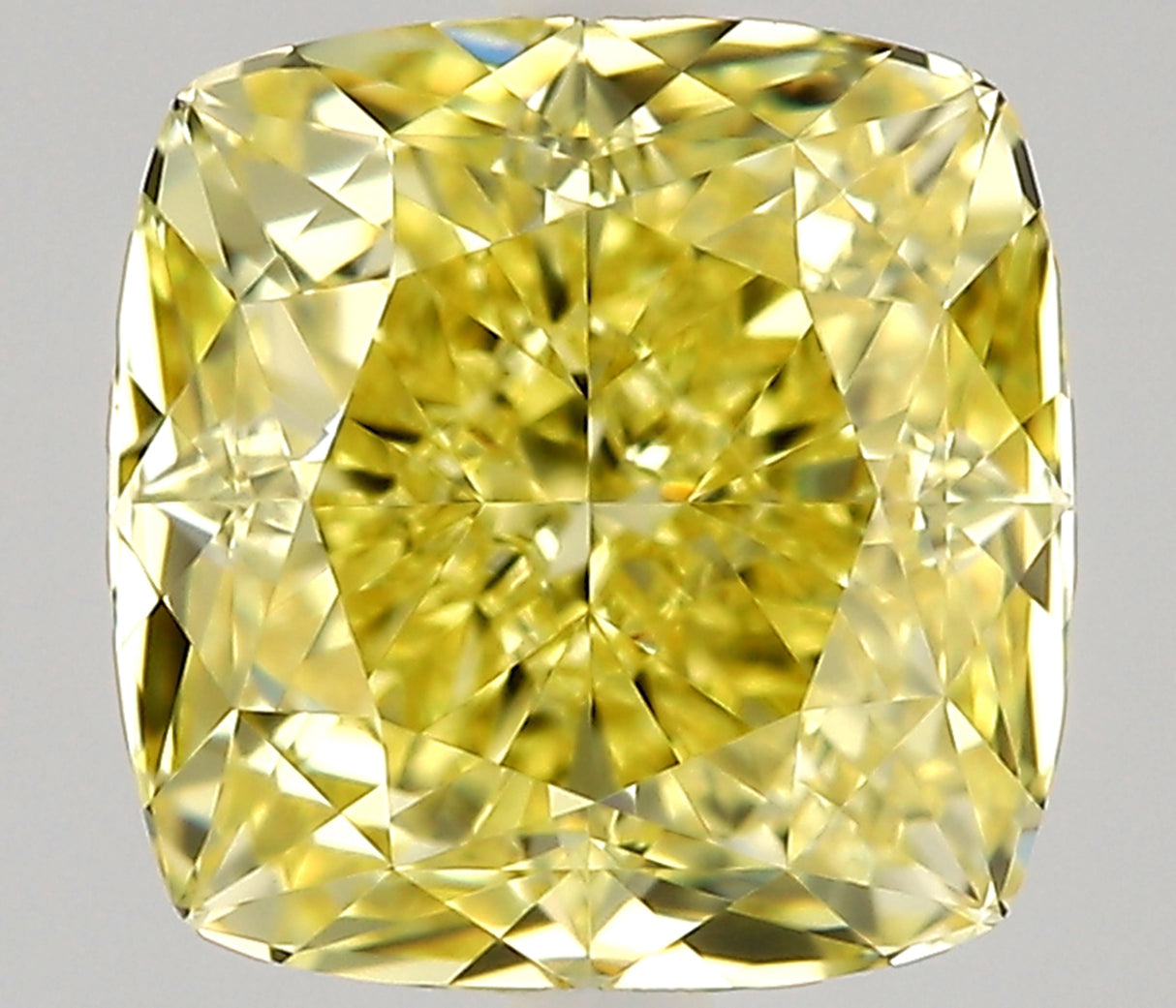 1.13 carat Cushion diamond  Yellow IF Excellent