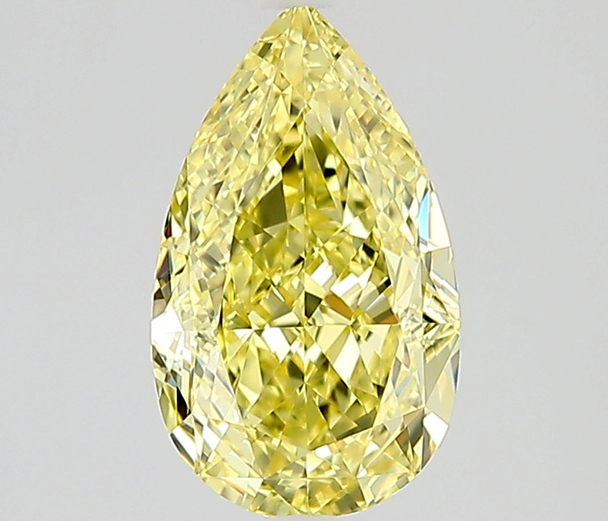 0.91 carat Pear diamond  Yellow IF Excellent