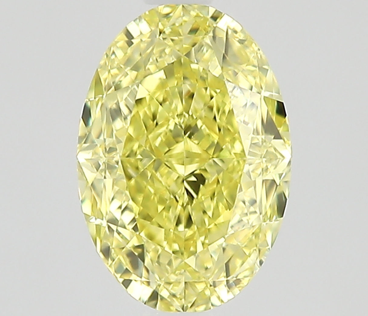 1.08 carat Oval diamond  Yellow VVS1 Excellent