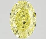 1.08 carat Oval diamond  Yellow VVS1 Excellent