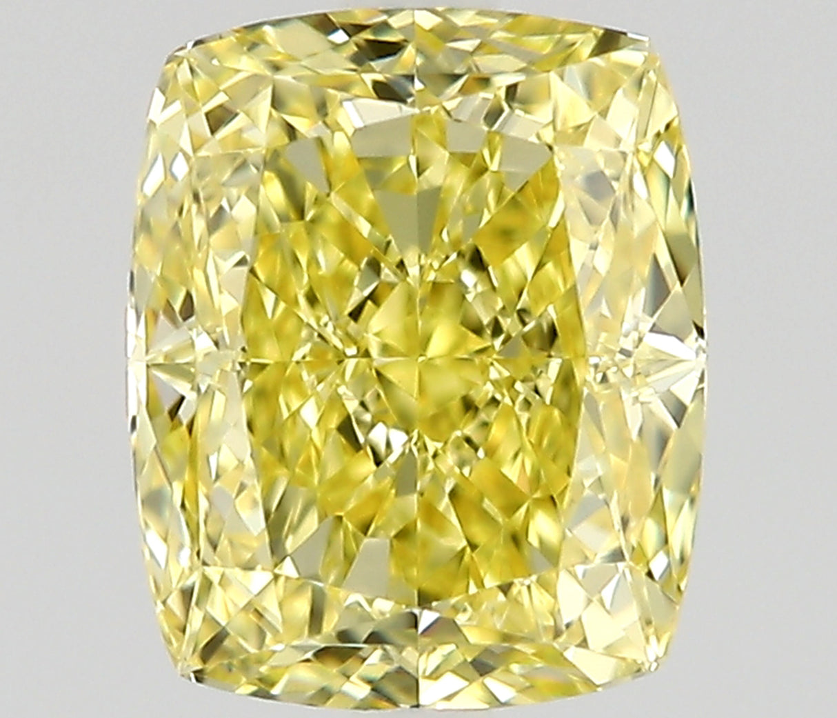 0.80 carat Cushion diamond  Yellow VVS1 Excellent