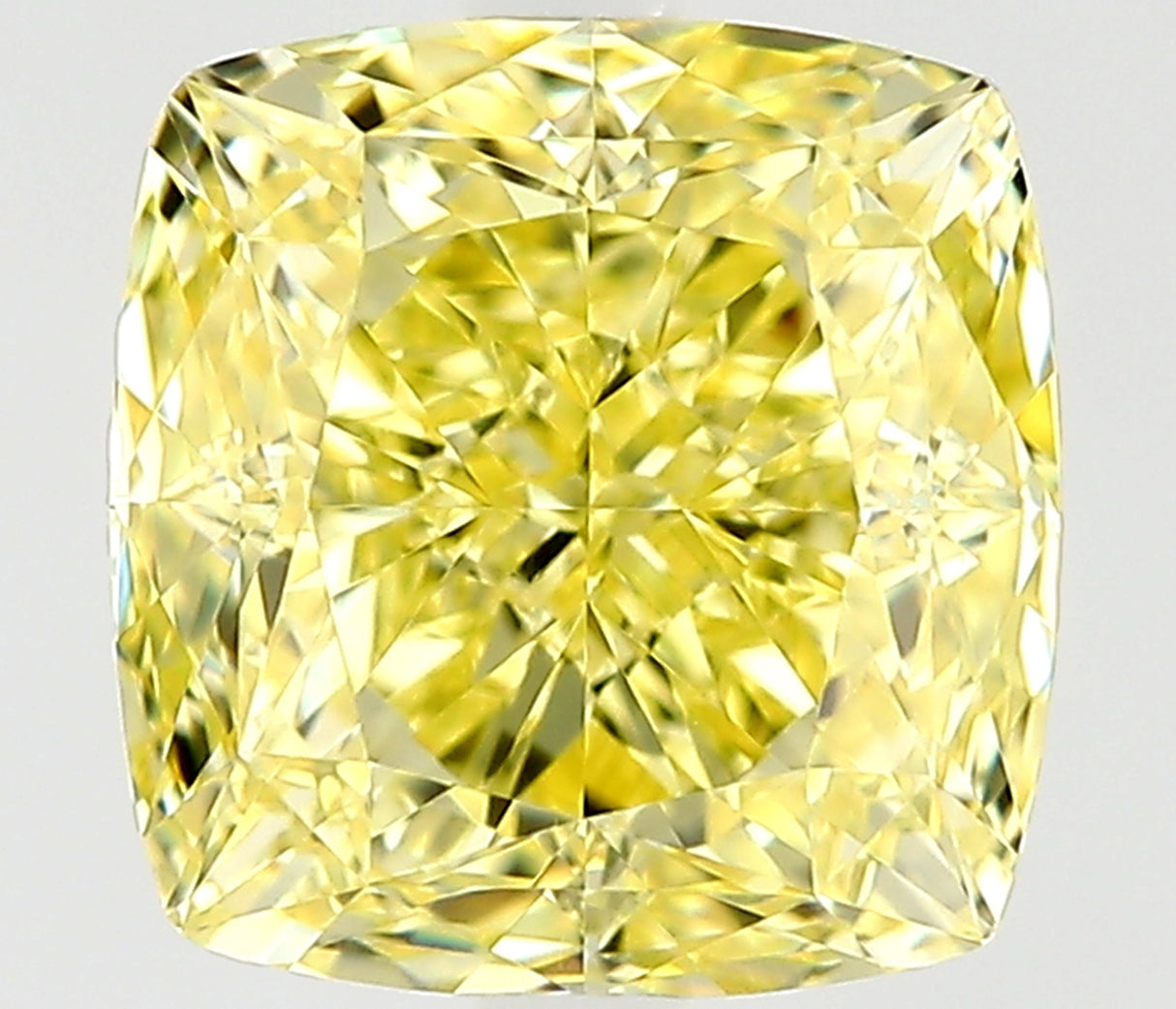 1.28 carat Cushion diamond  Yellow VS2 Excellent