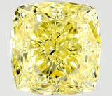 1.28 carat Cushion diamond  Yellow VS2 Excellent